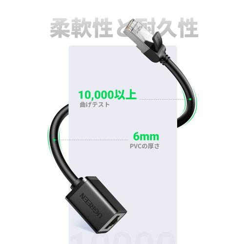 UGREEN LAN Cable CAT6 Extension Cable Lan Cable Gigabit Network Cable RJ45 Cable Compatible with Cat5e Cat6 Cat7 Cat8, Adapter Cable for Ethernet LAN