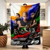 Fast & Furious Print Blanket - Soft & Comfortable, for Bedroom, Travel, Sofa, Home Decoration - Birthday Christmas Gift for Friend