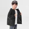 Boys' Water-Repellent Hooded Hiking Jacket