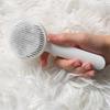 Cat-shape Self Cleaning Brush for Dogs & Cats Pet Grooming Tool Gentle Remove Undercoat Shedding Mats and Tangled Hair