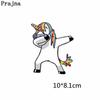 Cartoon Cat/Unicorn Patch Iron On Transfer For Clothing Cute Animal Thermal Transfer For Clothes Thermo Sticker On Clothes Decor