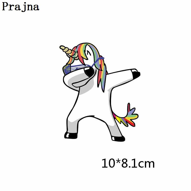 Cartoon Cat/Unicorn Patch Iron On Transfer For Clothing Cute Animal Thermal Transfer For Clothes Thermo Sticker On Clothes Decor