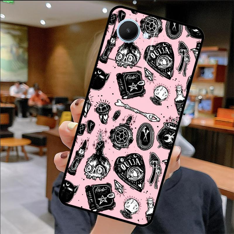 Witchcraft Occult Pentagram Case For Realme C75 C67 C61 C55 C53 C51 C21Y C25S 10 11 12 13 14 Pro Plus GT 6T 6 5 GT7 Pro