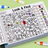 Cross-Border Look & Find: A Fun Find-and-Seek Game & Coloring Book for Toddlers' Observation, Concentration, & Enlightenment