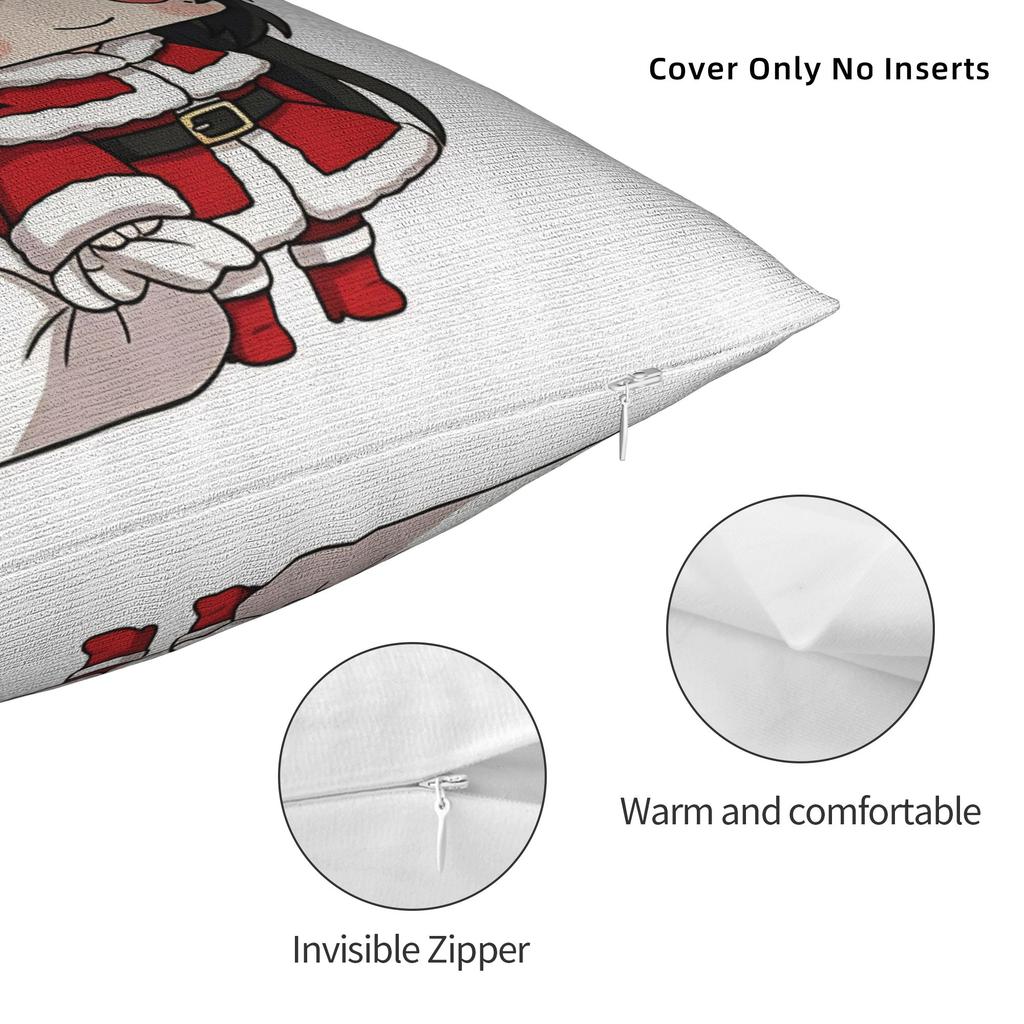 Pillow Cover Chisa Wuthering Wave  Kawaii Pillow Case For Living Room Sofa Pillowcases