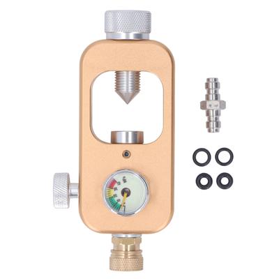 Adapter do nurkowania z zaworem DIN, aluminiowy adapter do napełniania do nurkowania z manometrem 40 MPa do Stan