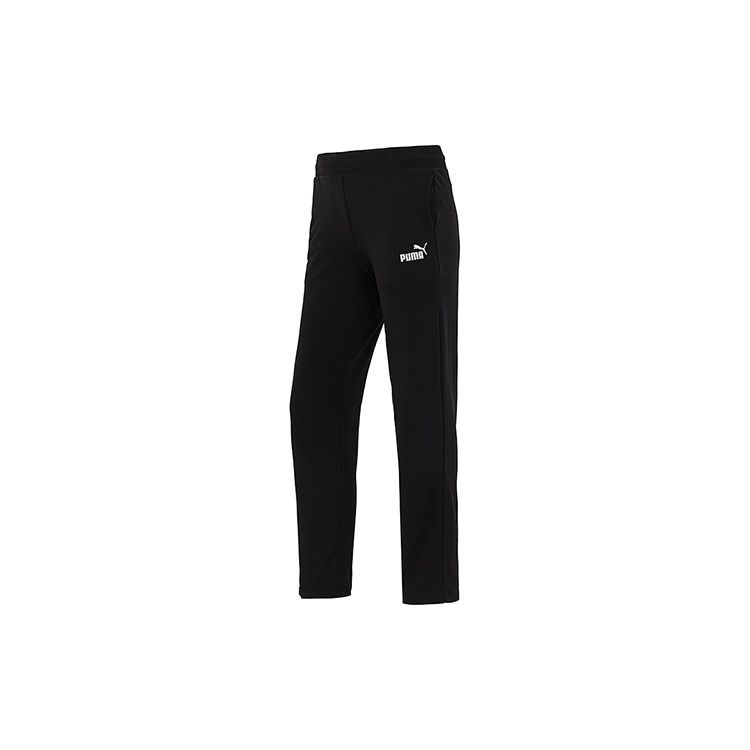 

Puma Casual Sports Breathable Straight-Leg Pants Women Bottoms Black 588728-01