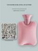 Plush PVC Hot Water Bottle for Students - Large, Portable, Cute Design for Warming Feet and Belly