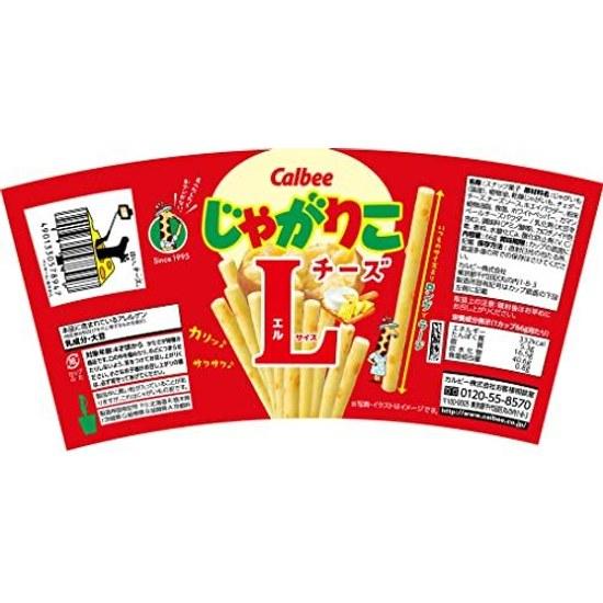 Jagariko Calbee Cheese L Size 66g x 12 pieces