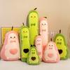 Soft Avocado Plush Duck Toy Fruit Pillow for Baby Girl Birthday Gift Cushion Sleeping Doll Stuffed Animal