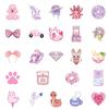 50 Purple and Pink Mixed Waterproof Decorative Stickers DIY Laptop Tablet Phone Case Water Cup