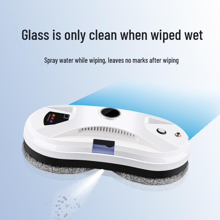 Automatic Window Cleaning Robot with Water Spraying Feature
