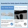 2Pcs Flexible Patella Tendon Stabilizer Elastic Patella Knee Strap  Sports Running