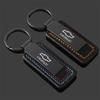 for Chevrolet High-Grade Metal Leather Key Rings Keyrings Car Keychain Blazer IMPALA Cobalt ORLANDO SILVERADO SUBURBAN TRAX BOLT