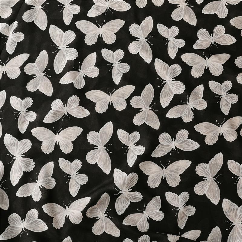 Fashion Luxury Butterfly Women Viscose Scarf Ventilate Designer Shawl Cotton Linen Tassel Pashmina Muslim Hijab Wrap