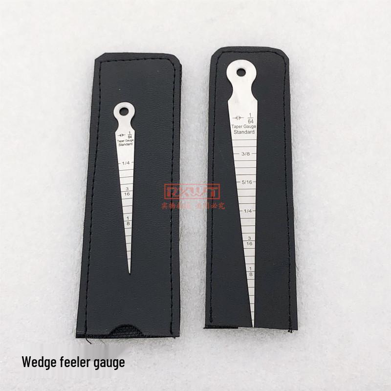 Stainless Steel Tapered Feeler Gauge Set: Wedge, Key, and Bore Gauges (1-15-30-45mm)