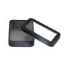 Multicolor Tin Box with Clear Window Lid Rectangular Tinplate Storage Box  Refillable Box