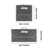 Für Jeep Auto Faltbare Aufbewahrungsbox Große Kapazität Filz Organizer Tasche Zubehör Für JEEP Renegade Patriot Weangler Cherokee Com