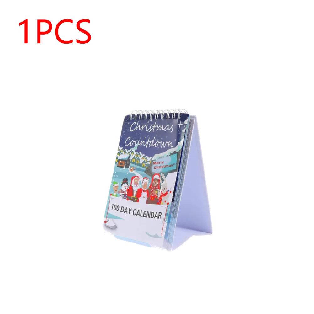 

100 Day Christmas Countdown Calendar 2025 Tear Off Desktop Advent Calendars Xmas Wall Calendars for Christmas Desktop Calendars