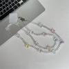 Long Long Crossbody Phone Chain Bow Cellphone Lanyard Kawaii Beads Phone Strap  Phone Accessories