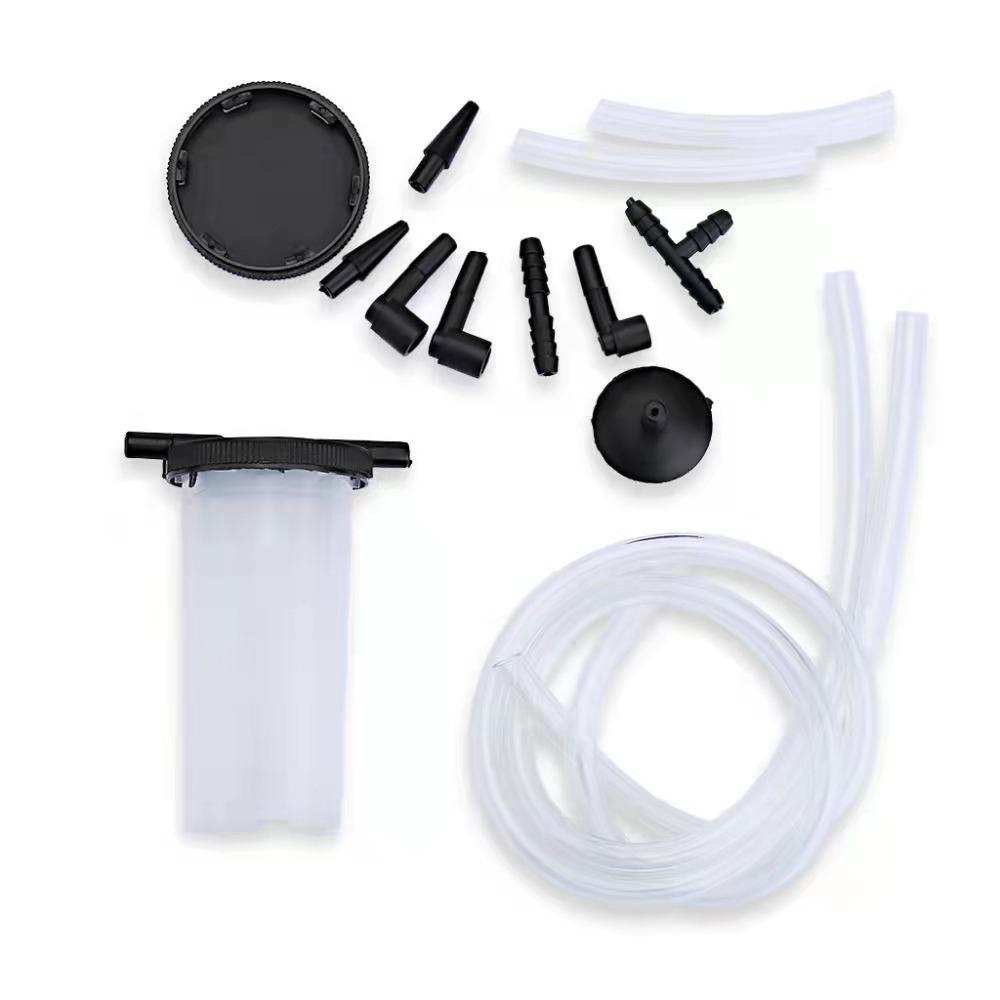 Multifunctional Hand Held Brake Bleeder Tester Set Vacuum Pump Car Automotive Self Kit Brake Bleeder Screw Adapter Carrying Case