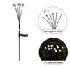 Solar Powered Garden Lights Firefly Lights 6/8/10 LED Outdoor Waterproof Vibrant Swaying Lights for Patio Pathway Decoration