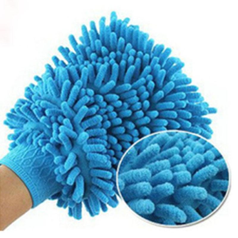 Autowaschtücher Mikrofaser Chenille Auto Reinigungs-Tuch-Mitt-Handschuh Weiches Trockentuch Saum Waschtuch Wasserabsaugend Reiniger