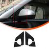 For Benz Smart 451 Fortwo 2009-2015 ABS Car Rearview Mirror Triangle Trim Panel A-pillar Antenna Decorative Sticker Accessories
