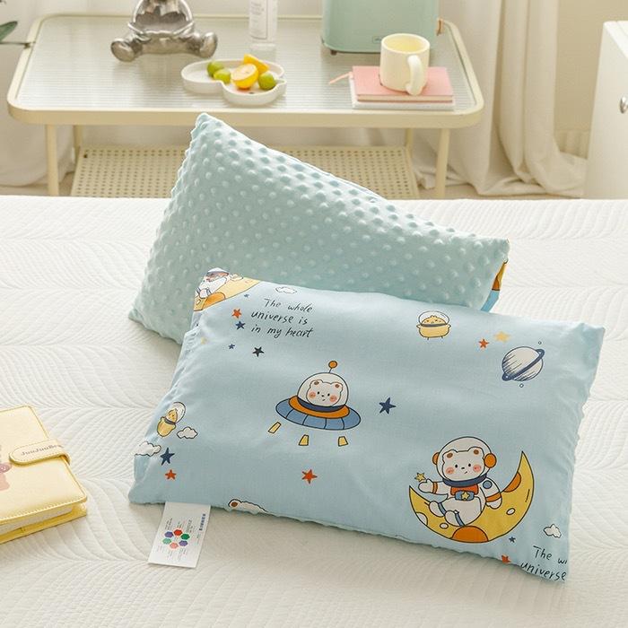 

Подушка Doudou Тип A, хлопковая наволочка для подушки для мам и младенцев, детская наволочка с рисунком из мультфильма, чистый хлопок, съемная и моющаяся 30 × 50cm