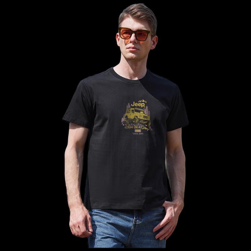 JEEP Unisex Crew Neck Short Sleeve T-Shirt P842MKT493
