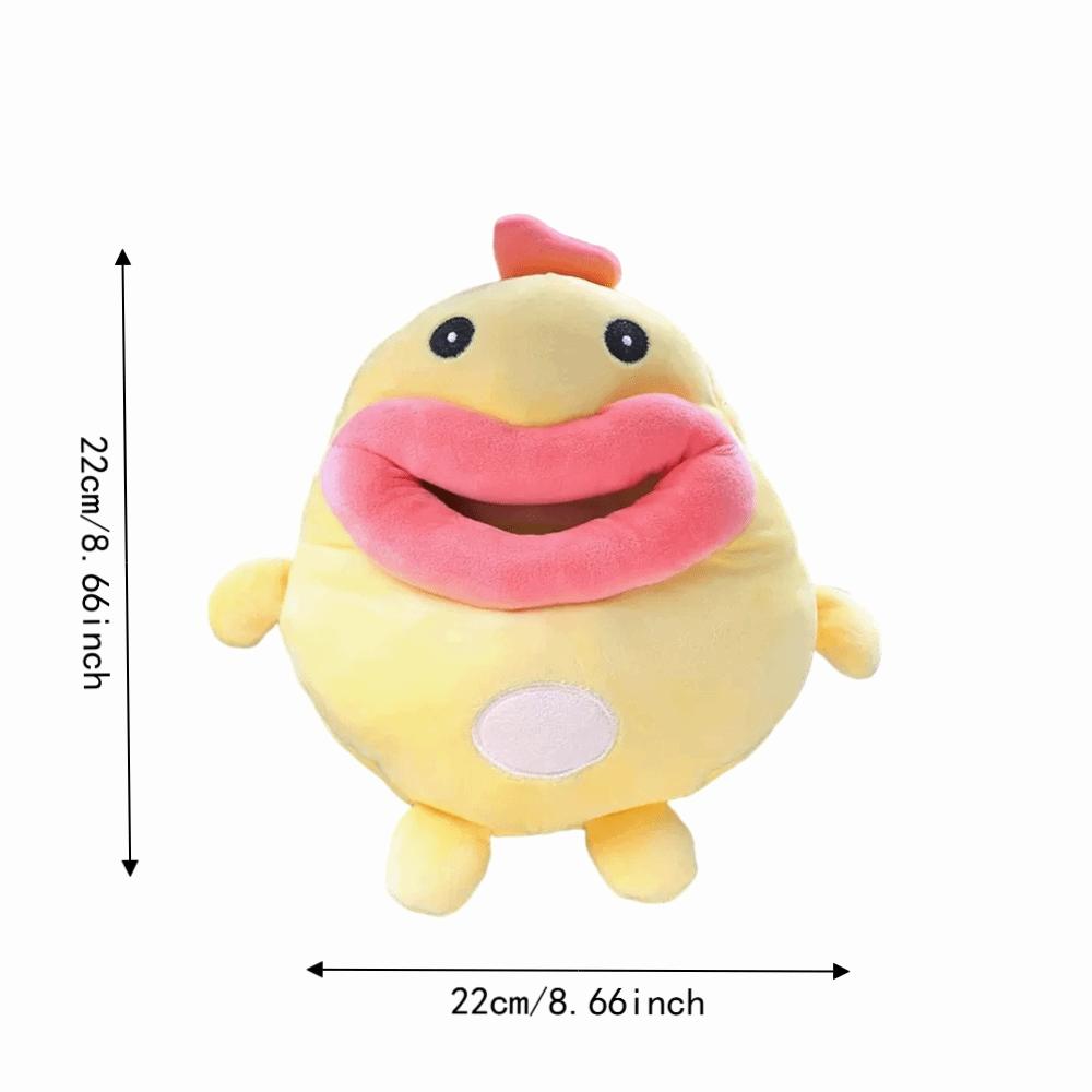 Yellow Plush Tissue Dispenser 22 x 22 x 4cm Seatback Napkin Holder Cartoon Tissue Box Car Interior