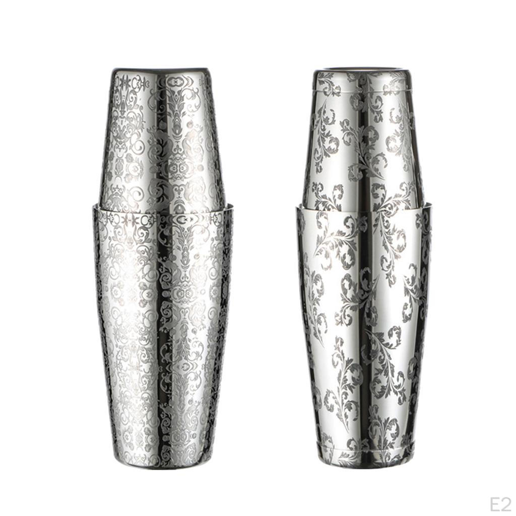 304 Cocktail Shaker Tool 500ml& Mixing Cans