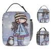 Little Girl Lunch Bag For Men Graphic Cute Lunch Box Kawaii Picnic Cooler Bag Convenient Oxford Thermal Tote Handbags