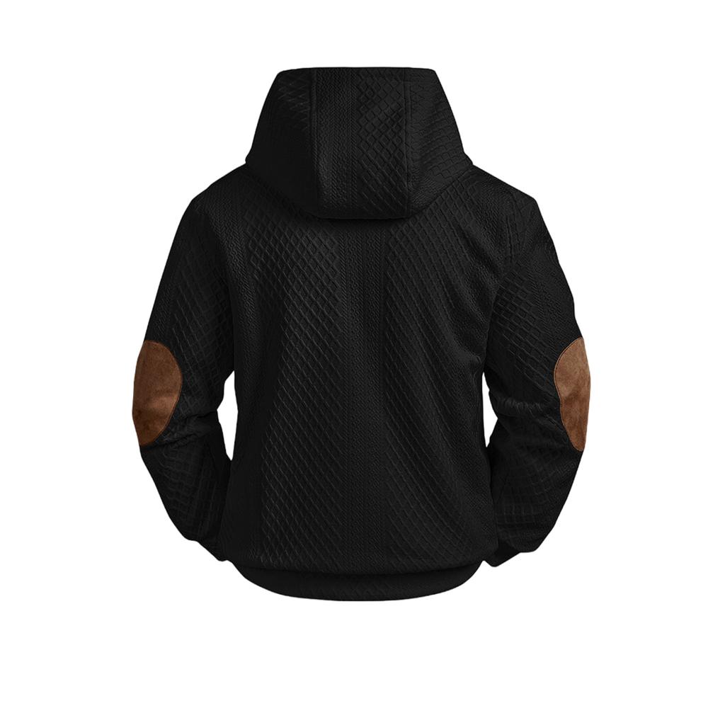 Erkek Kapüşonlu Sweatshirt Örgü Uzun Kollu Günlük Giyime Uygun Kazak