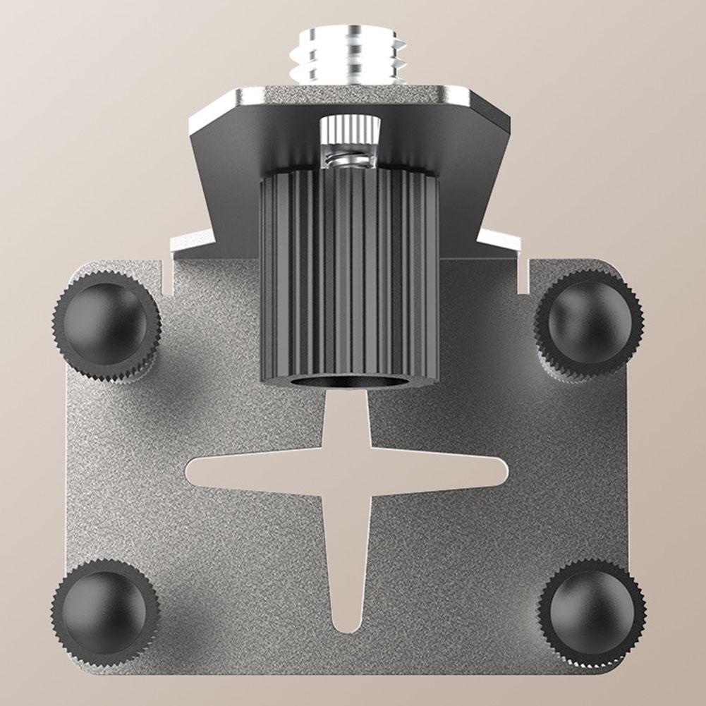 Stainless Steel Level Bracket with Adjustable 360 Degree Pivot Mount for Secure Tool Placement and Leveling Accuracy