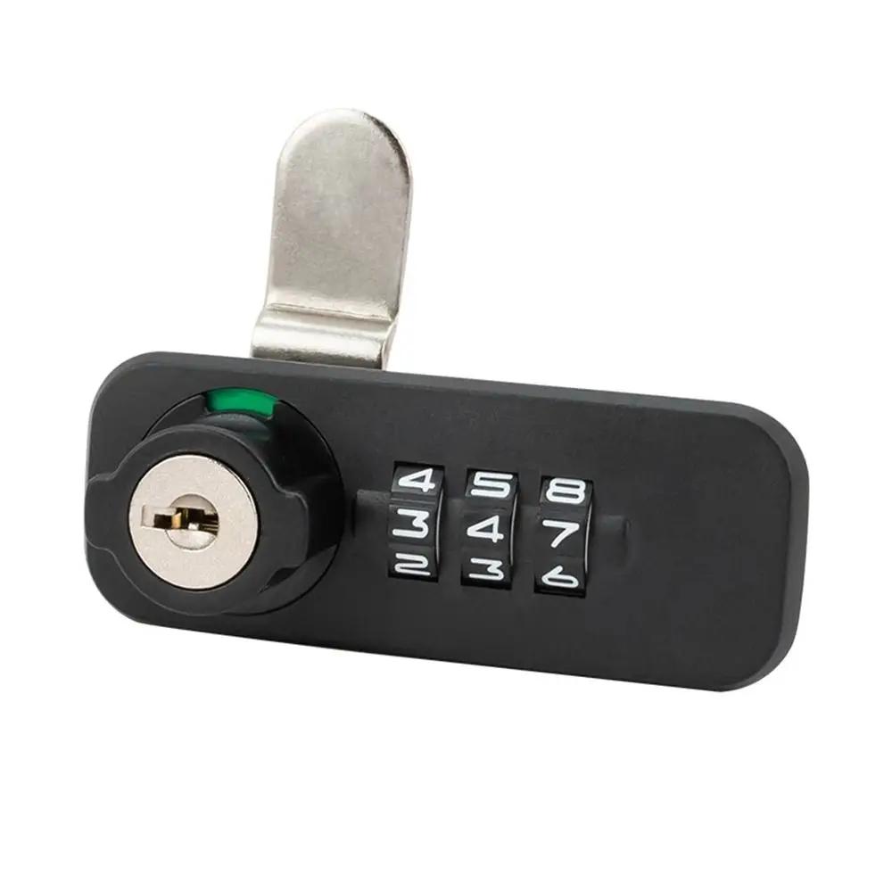 

New Zinc Alloy Password Lock Anti-theft Furniture Combination Lock Security 3 Digital Code Drawer Lock Cabinet Mailbox жовтий