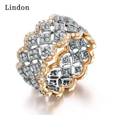 Lindon Classic Δαχτυλίδι Ζιργκόν από Κράμα Χαλκού Γυναικεία Κοσμήματα Δώρο Γάμου υπόσχεσης