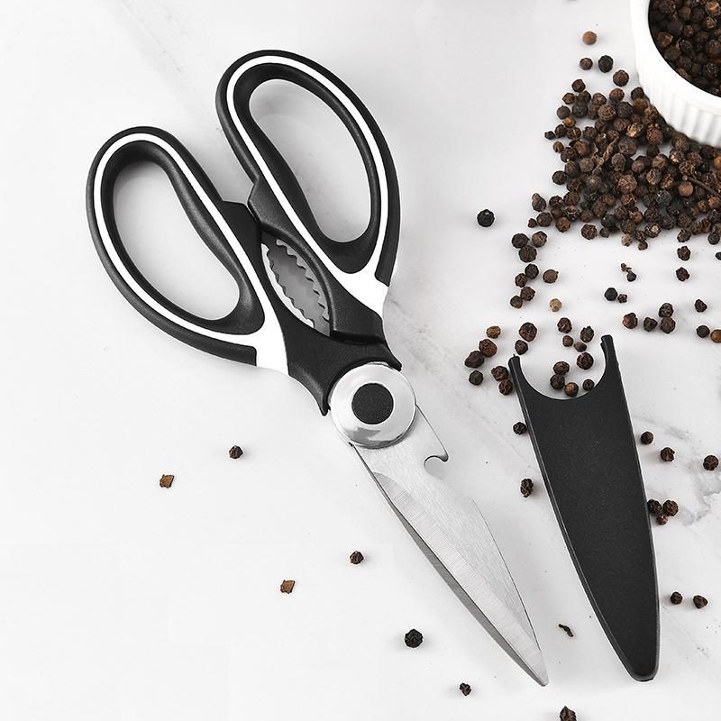 1 stücke Edelstahl Küchenschere Küche Starken Griff Hühnerknochen Schere Kühlschrank Schere