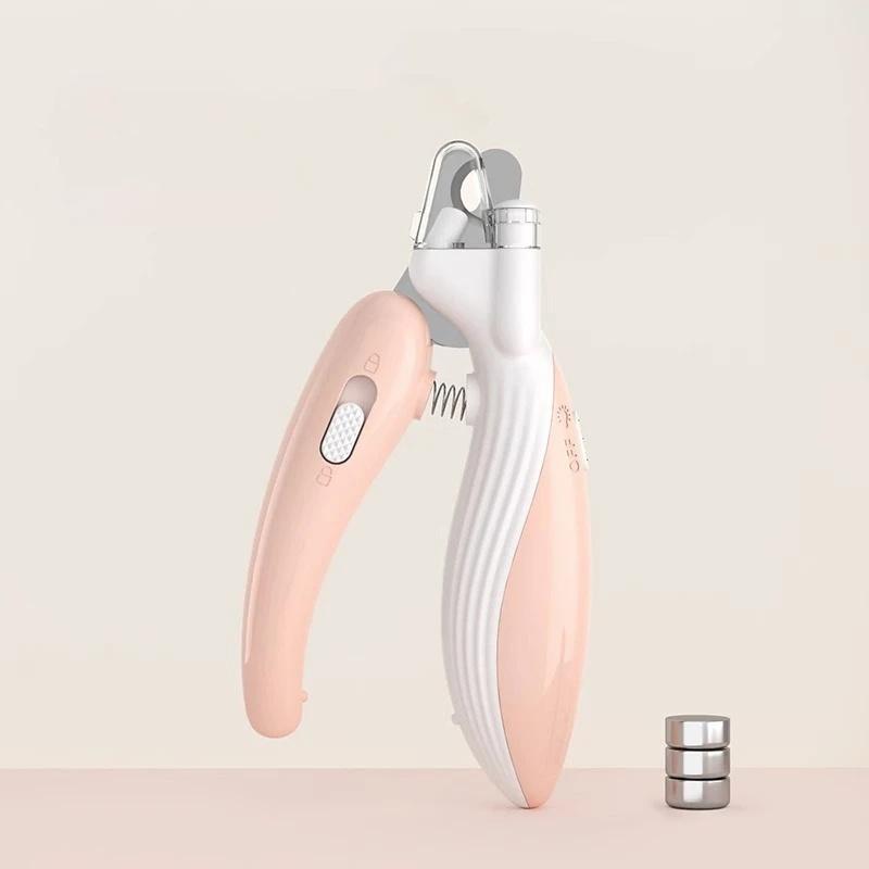 

Pet Nail Clippers With Led Light Professional Pet Claw Grooming Scissors For Dogs Cats Small Animals Paw Nail Trimmer Pet Supply розовый