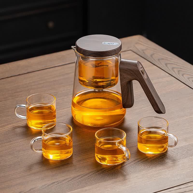 Magnetic Tea Infuser Glass Teapot Set