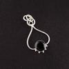 Black Onyx Stone 925 Sterling Silver Root Chakra Sisters Day New Pendant Jewelry PP-40-4