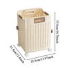 Laundry Hamper With Wheels Laundry Basket On Wheels For Dirty Clothes Foldable Clothes Storage Cube For Narrow Corner Bedroom