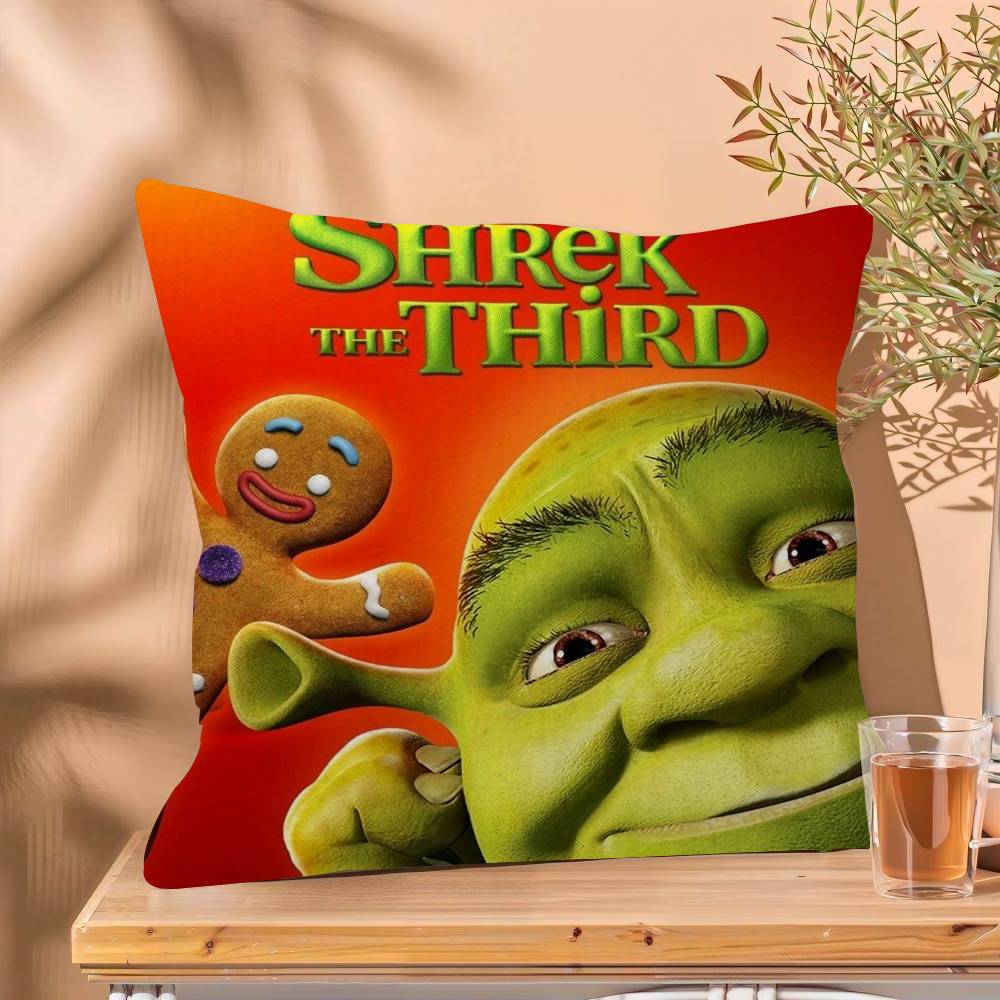 Cartoon Shrek Pillow Anime Pillow Sofa Bed Head Pillow Cover Cushion Cover Fashion
