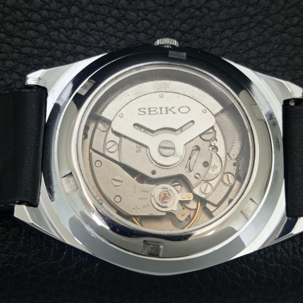 JAPAN VINTAGE REFURBISHED SEIKO 5 AUTOMATIC 6309A MENS WHITE WATCH a442579-1