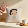 Stylish YYoshitomo Naraes Cushion Cover Stylish Washable Pillow Cover Ideal for Couch Bedroom Car Decoration