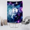 Bunte Cosmic Meditator Wandteppich Hängen Psychedelic Hippie Cartoon Planeten Tapiz Kawaii Wohnkultur