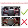 Pair Black ABS Car Steering Wheel Switch Trim For Benz C E W204 W212 09 10 11
