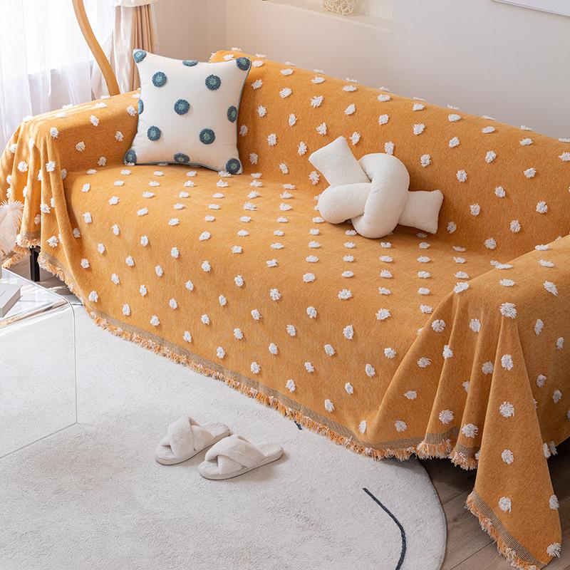 Kratzfester Sofabezug Stoff Einfaches Wohnzimmer Sofakissen Vollbezug Decke Vier Jahreszeiten Universal Sofabezug Handtuch