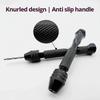 Black Hand Fried Dough Twists Drill Mini Tool Set 10 Fried Dough Twists Drills for Woodworking Drilling Rotation