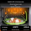 High-Temperature Resistant Microwave Heating Lid with Water Injection and Oil Splatter Protection